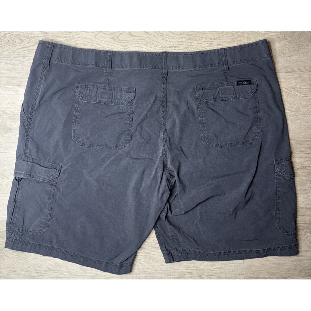 Lee Extreme Motion Cargo Shorts Mens 48 Gray Performance Series Stretch Casual - Picture 5 of 6